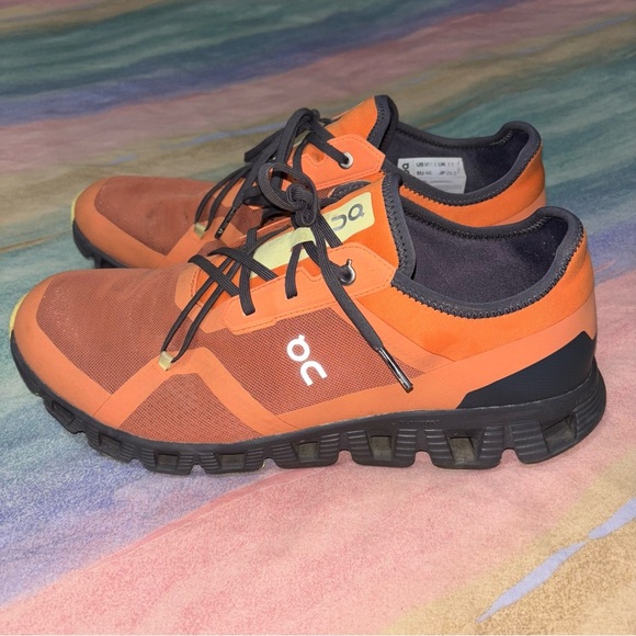 On Runny Cloud X 3 AD Sneakers men size 11.5 orange shadow - Picture 1 of 11